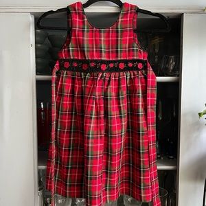 Hartstrings Plaid Holiday Dress